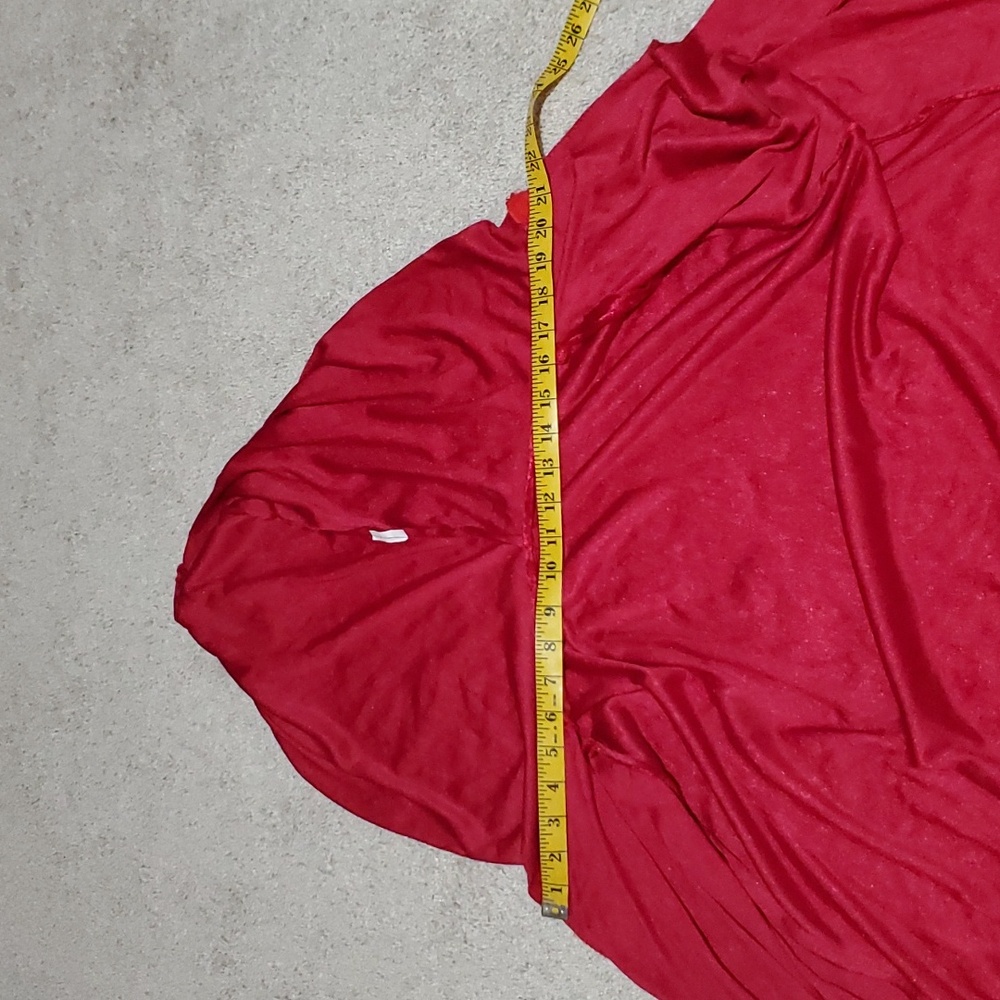 Long velvet flowy hoody cape - Picture 9 of 15
